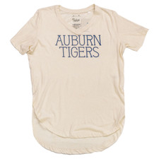 ivory Auburn Tigers v-neck
